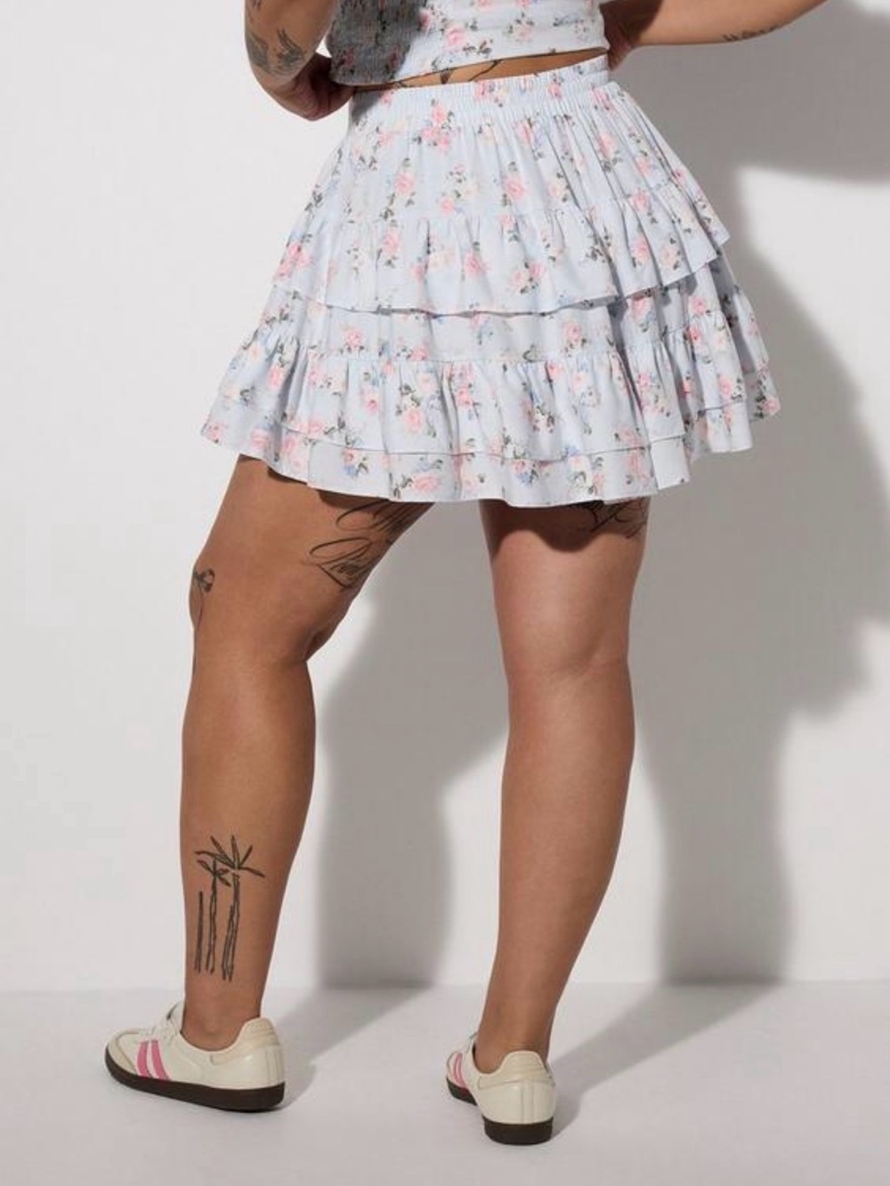 Floral Ruffle Skort- Torrid Love Sick